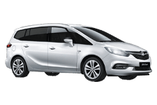 Car Hire Spalding - Vauxhall Zafira 7-Seater - Minibus hire Spalding